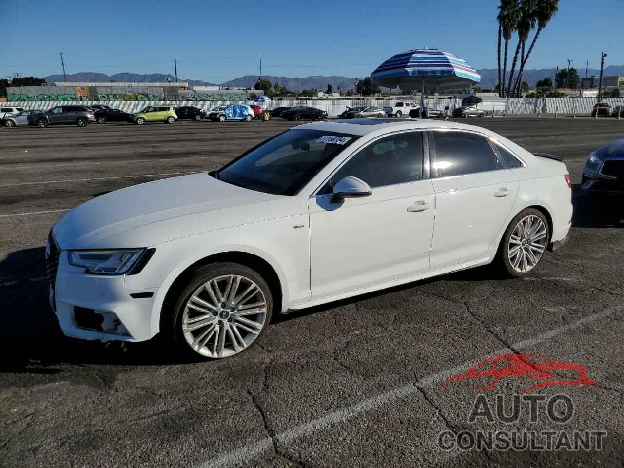 AUDI A4 2018 - WAULMAF41JA132906