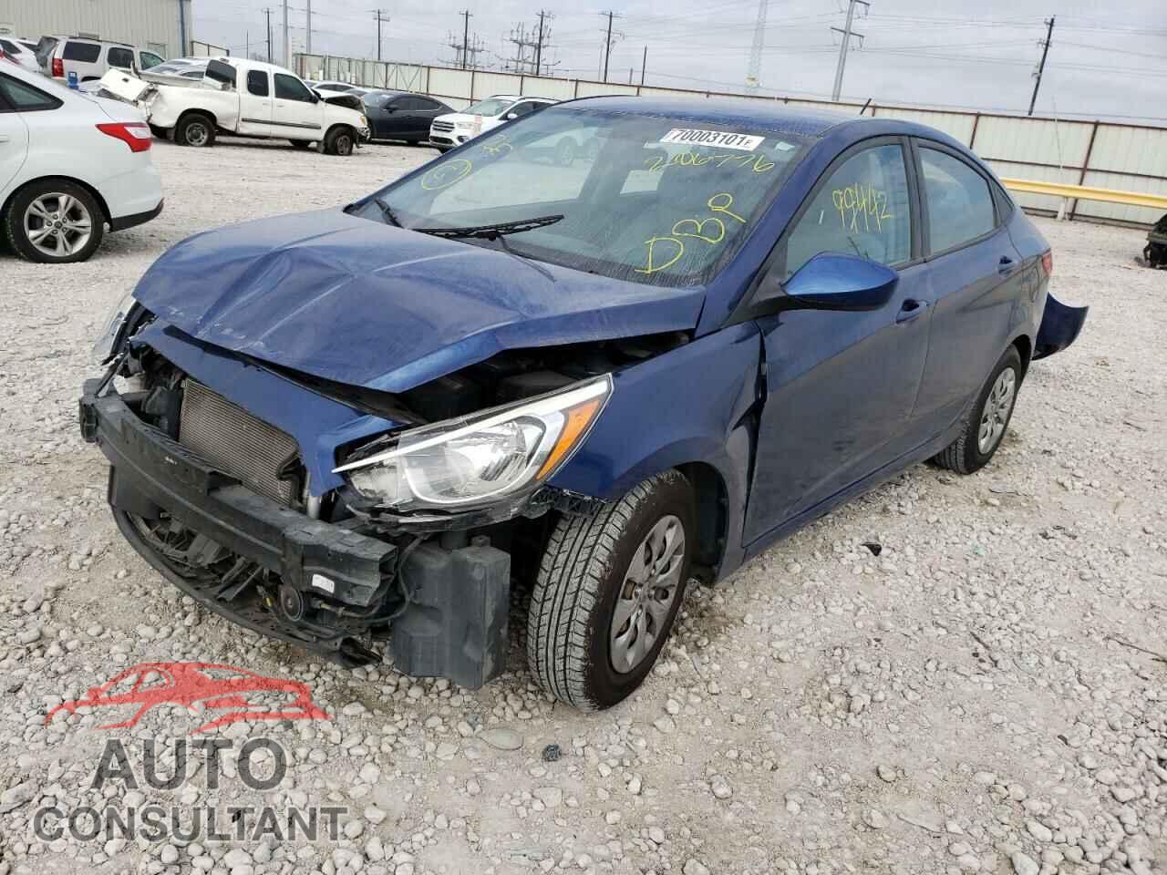HYUNDAI ACCENT 2017 - KMHCT4AE7HU206776