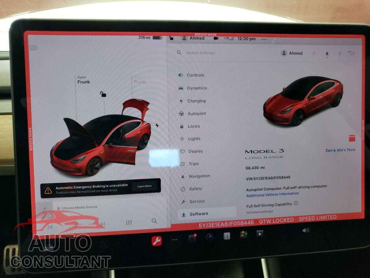 TESLA MODEL 3 2018 - 5YJ3E1EA8JF058446