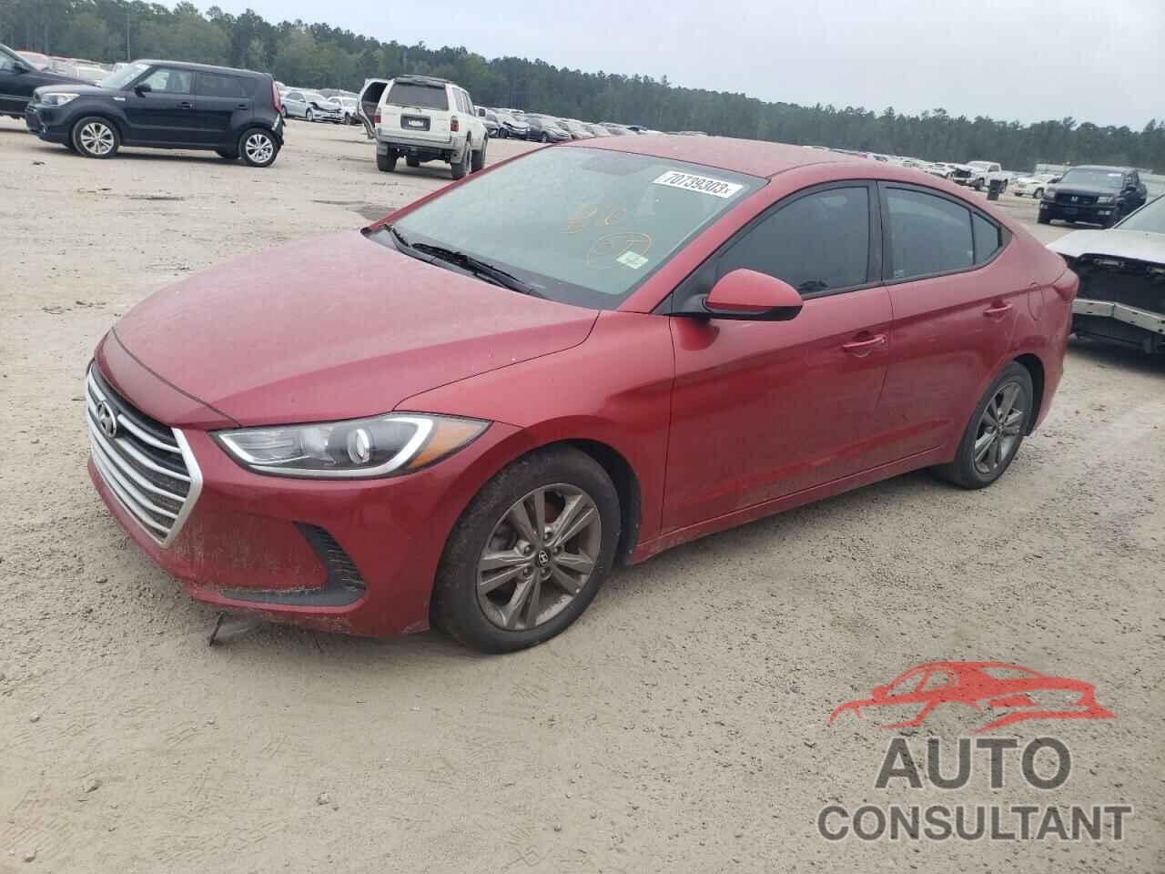 HYUNDAI ELANTRA 2018 - 5NPD84LF3JH219041