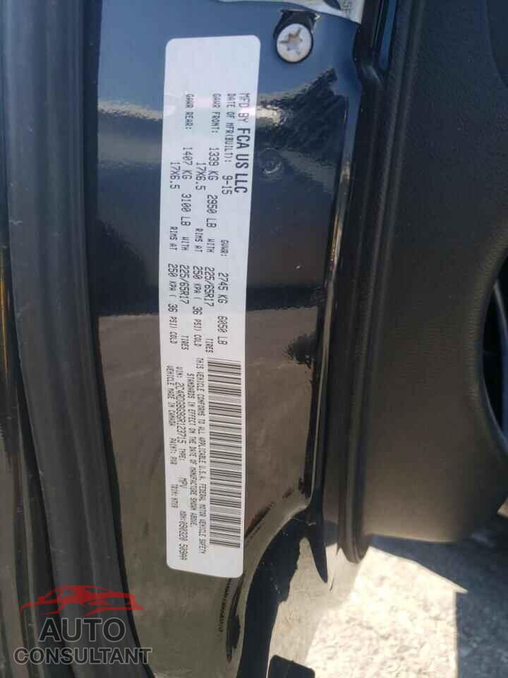 DODGE CARAVAN 2016 - 2C4RDGBG9GR123715