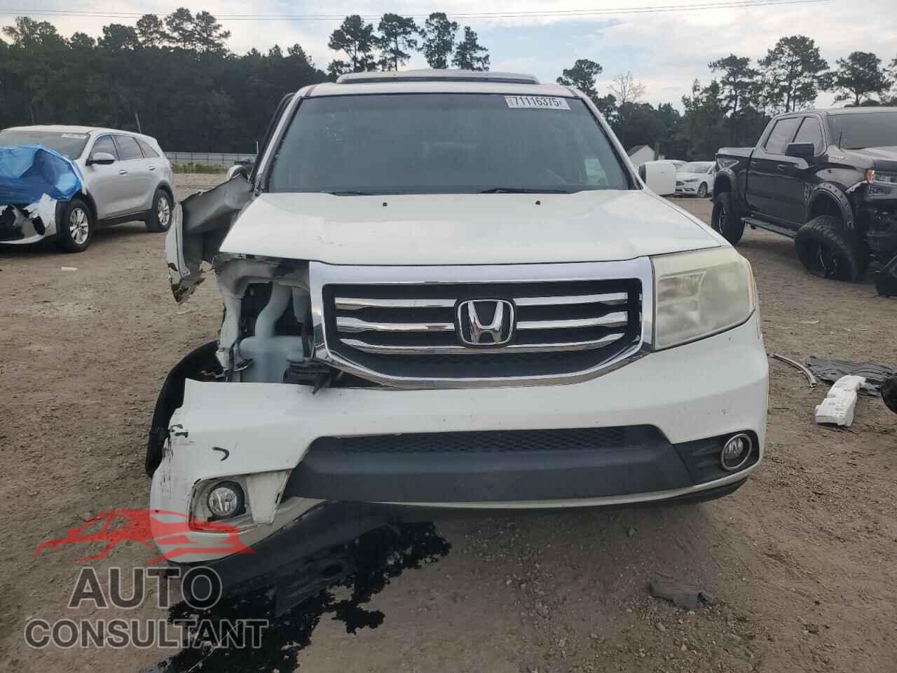 HONDA PILOT 2013 - 5FNYF3H5XDB007922