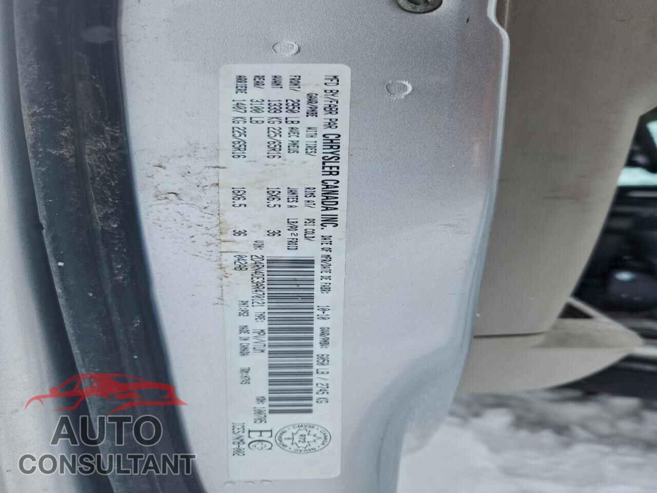 DODGE CARAVAN 2010 - 2D4RN4DE3AR470121