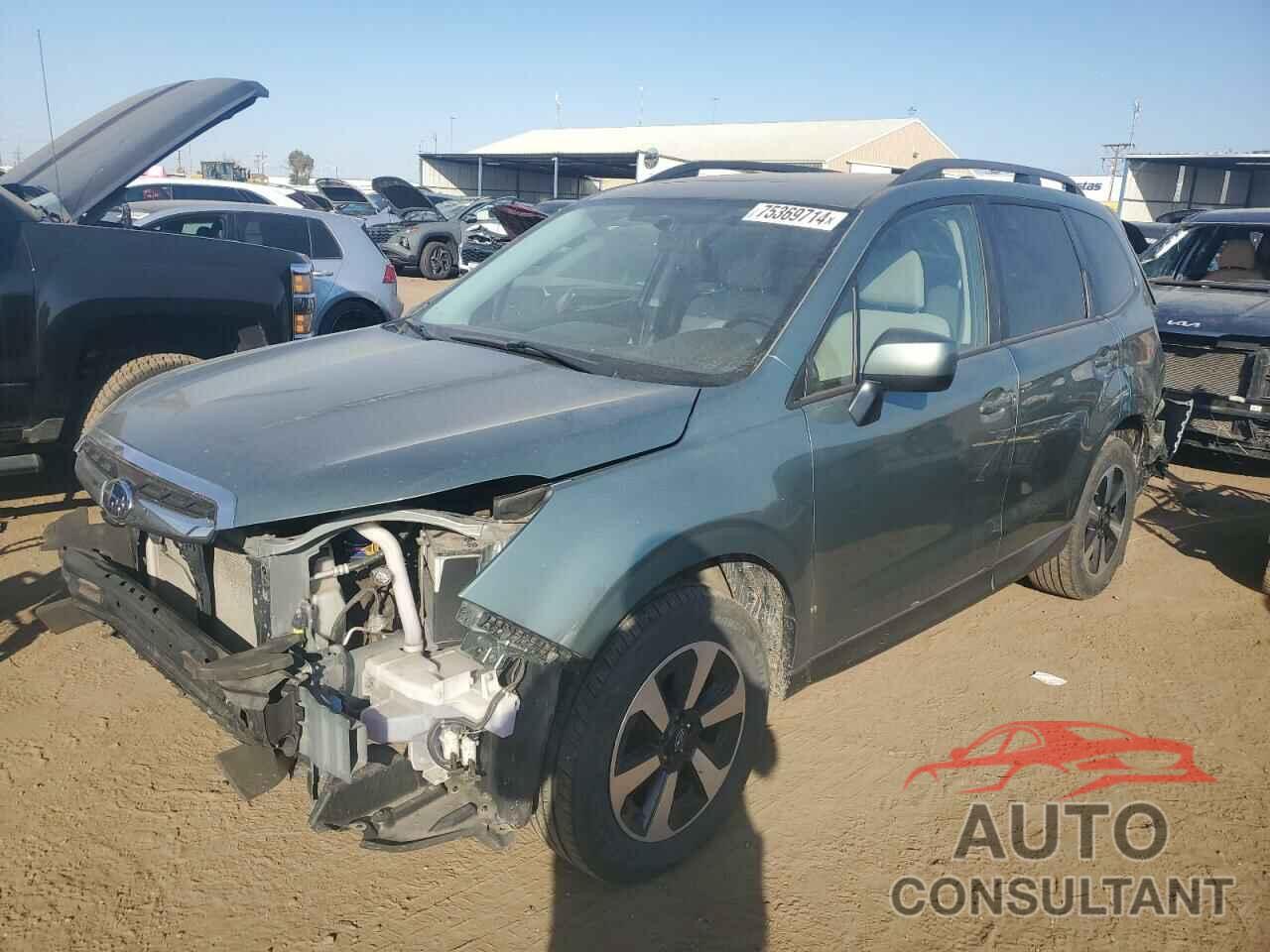 SUBARU FORESTER 2018 - JF2SJAEC0JH536529