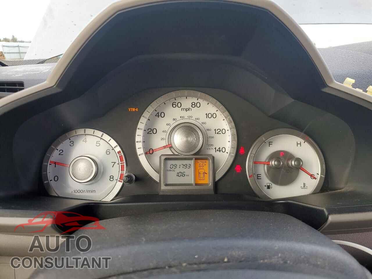 HONDA PILOT 2011 - 5FNYF4H44BB031921