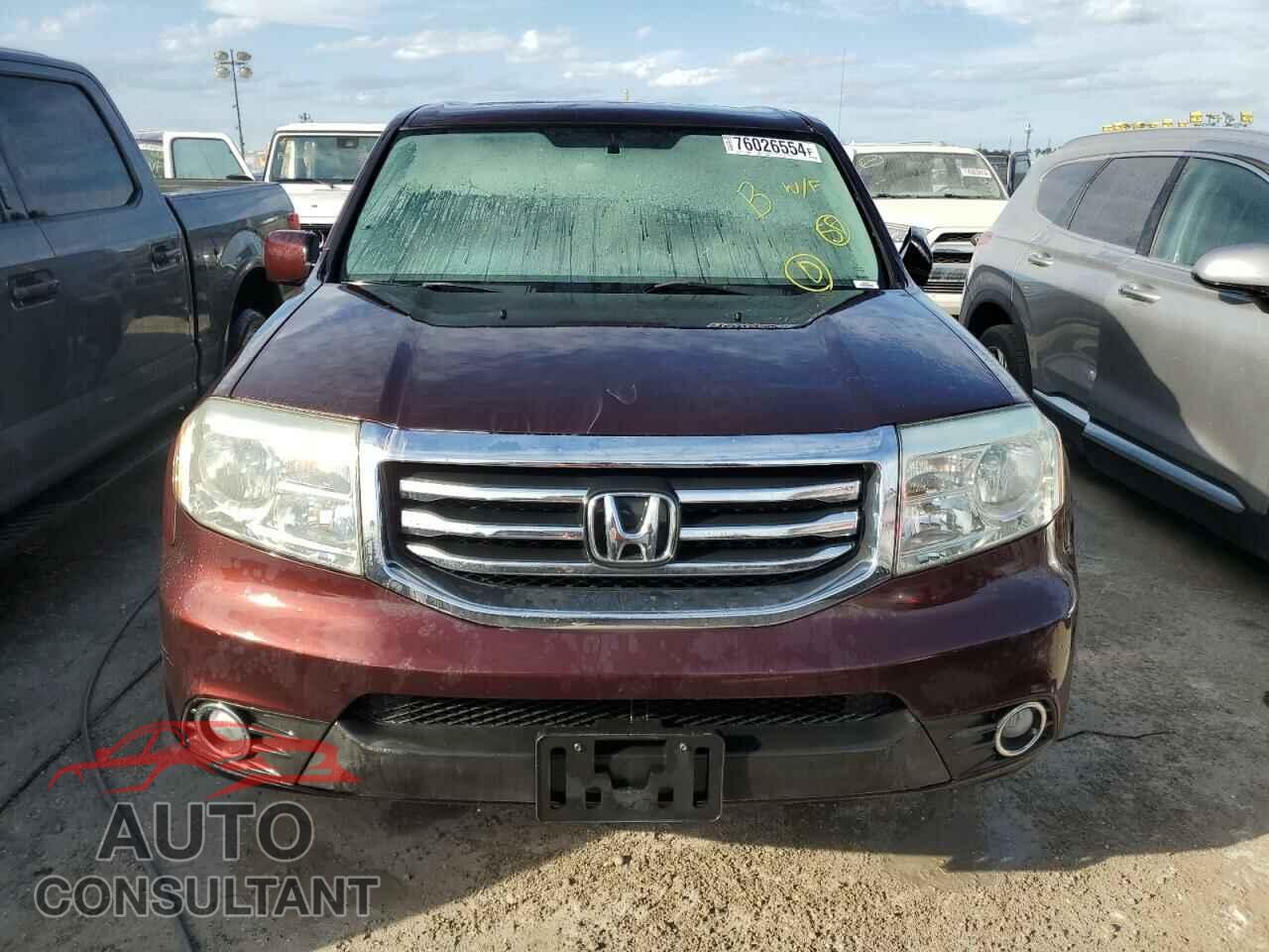 HONDA PILOT 2013 - 5FNYF3H59DB038367