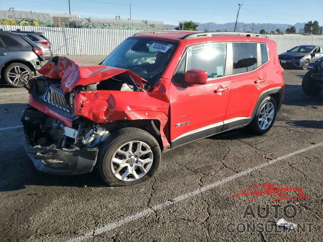 JEEP RENEGADE 2017 - ZACCJABB2HPE99307