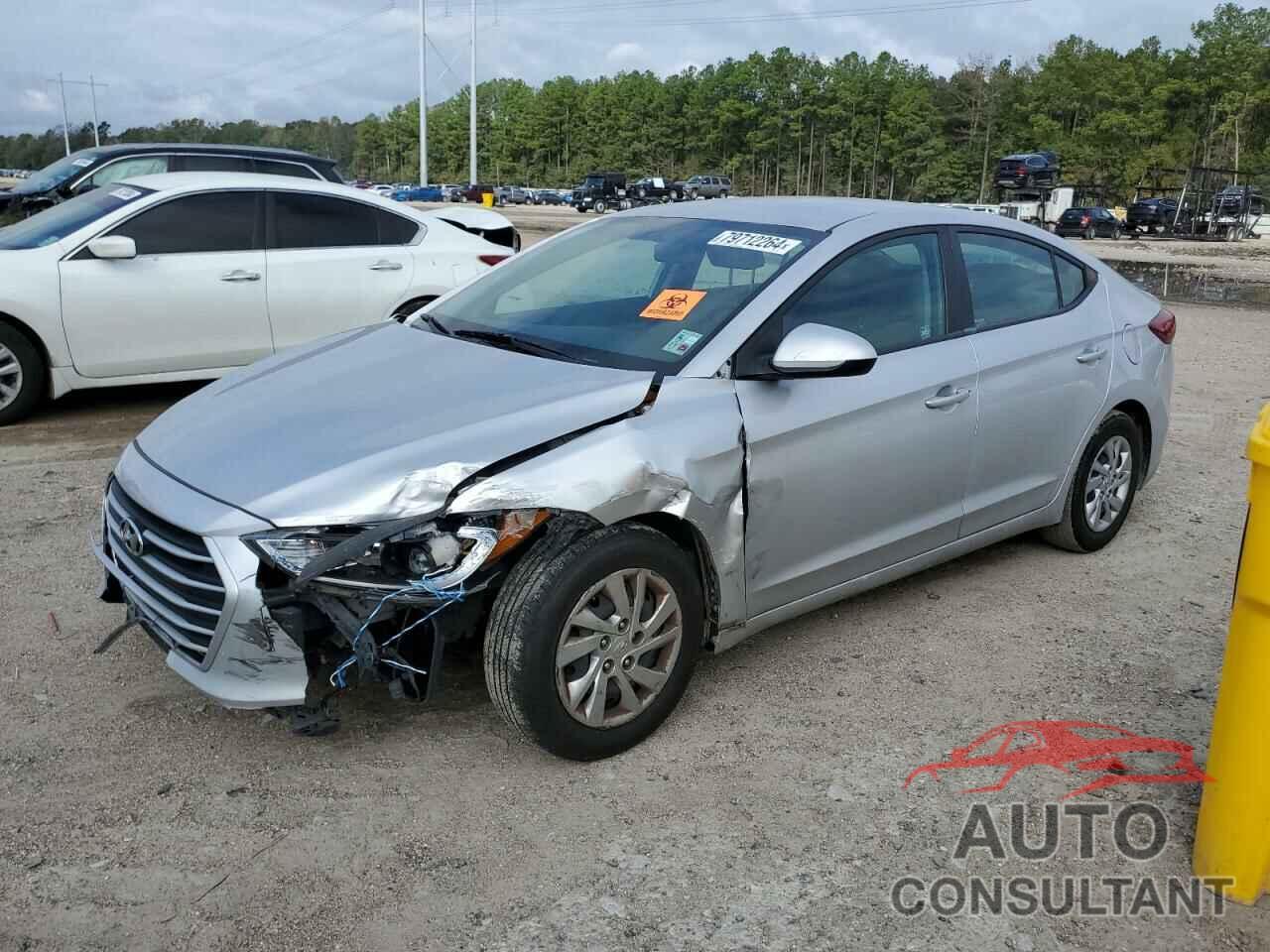 HYUNDAI ELANTRA 2018 - KMHD74LF7JU467099