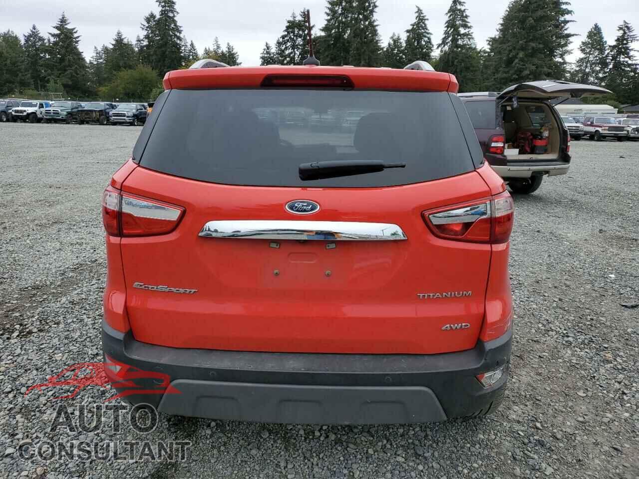 FORD ECOSPORT 2019 - MAJ6S3KL0KC302957
