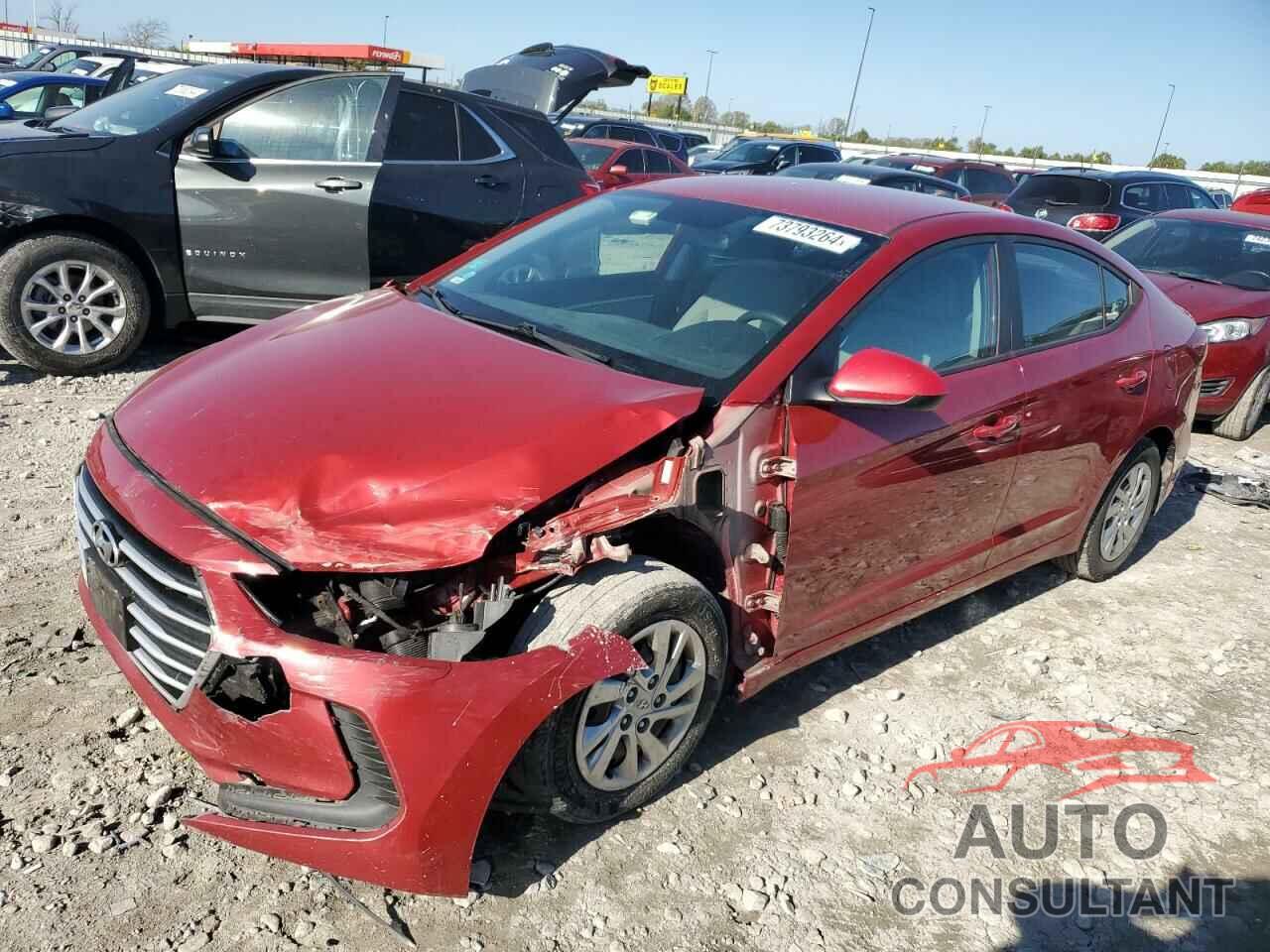 HYUNDAI ELANTRA 2017 - KMHD74LF6HU108711