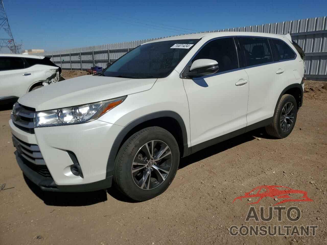 TOYOTA HIGHLANDER 2019 - 5TDZZRFH1KS346248