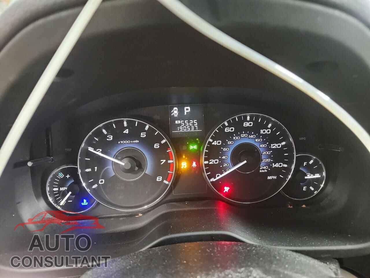 SUBARU OUTBACK 2012 - 4S4BRBCC2C3268790