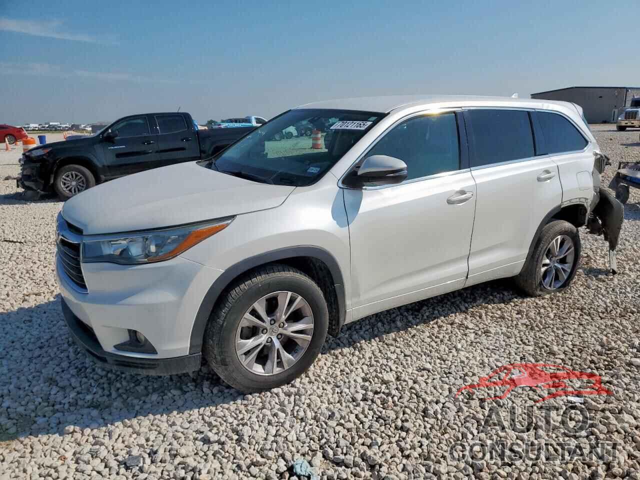 TOYOTA HIGHLANDER 2015 - 5TDZKRFHXFS088547