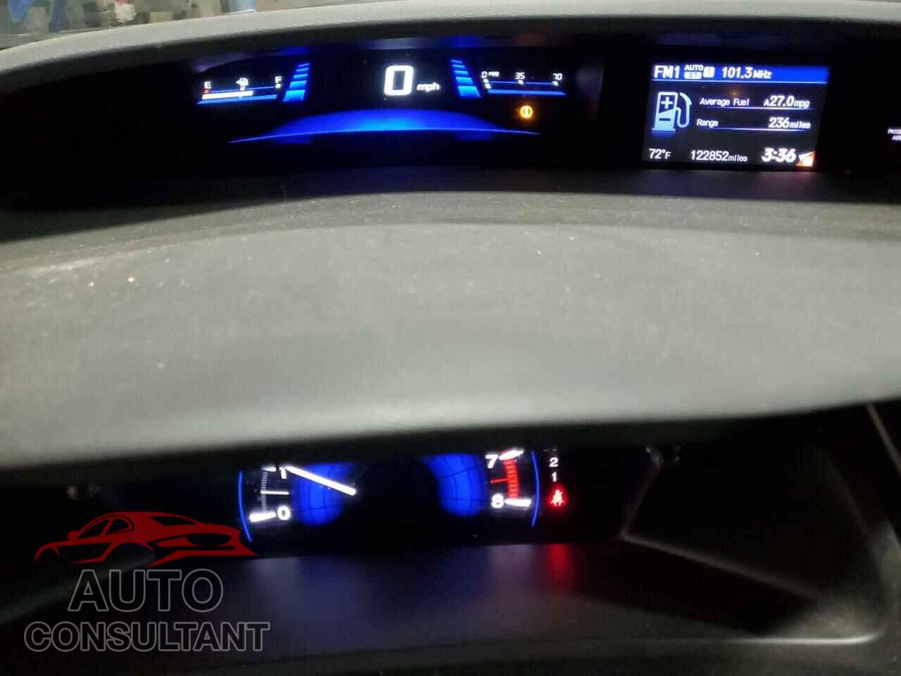 HONDA CIVIC 2013 - 19XFB2F87DE042000