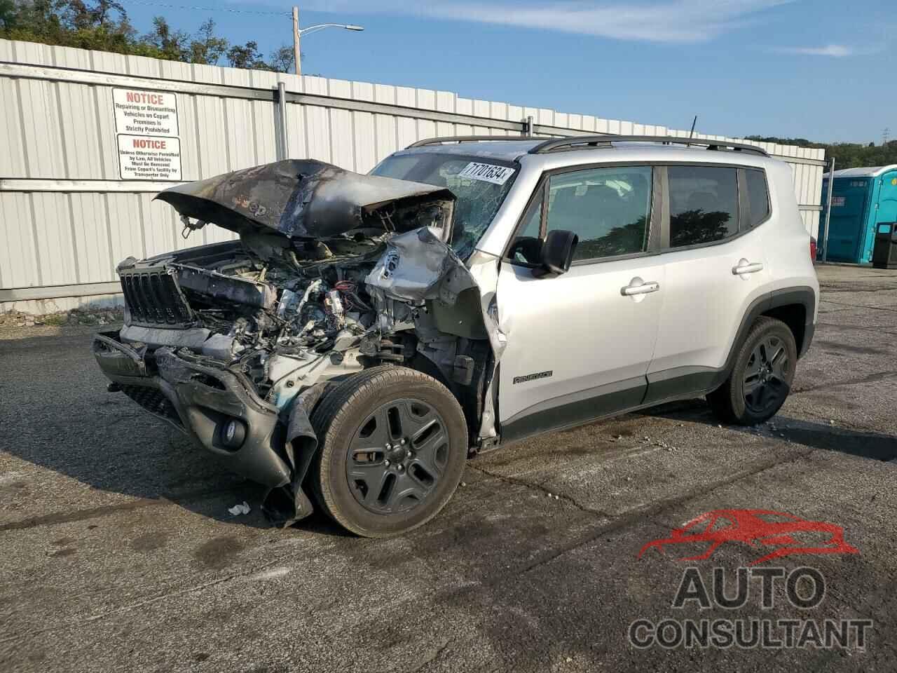 JEEP RENEGADE 2019 - ZACNJBAB4KPK25059