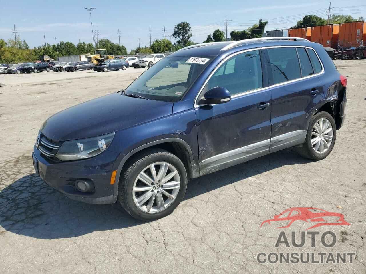 VOLKSWAGEN TIGUAN 2012 - WVGBV7AX2CW599186