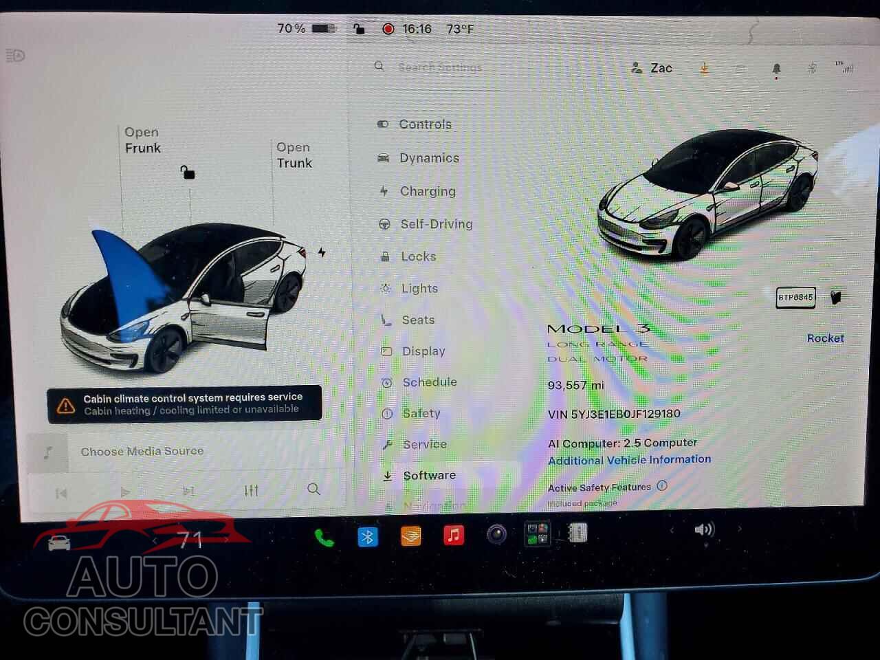 TESLA MODEL 3 2018 - 5YJ3E1EB0JF129180