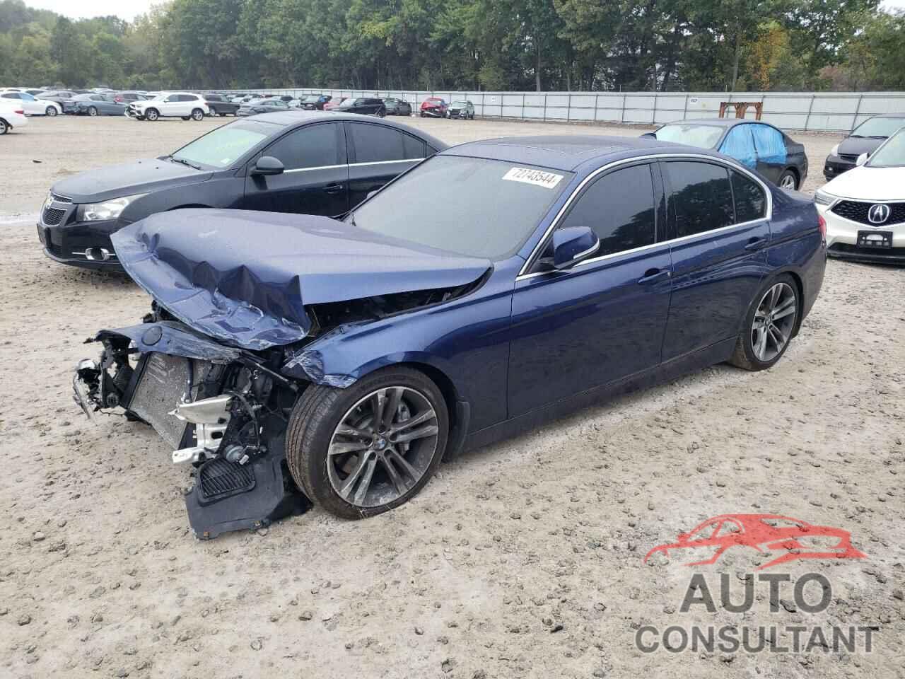 BMW 3 SERIES 2016 - WBA8B7G53GNU36939