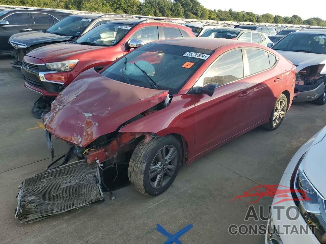 HYUNDAI ELANTRA 2018 - 5NPD84LF0JH379183