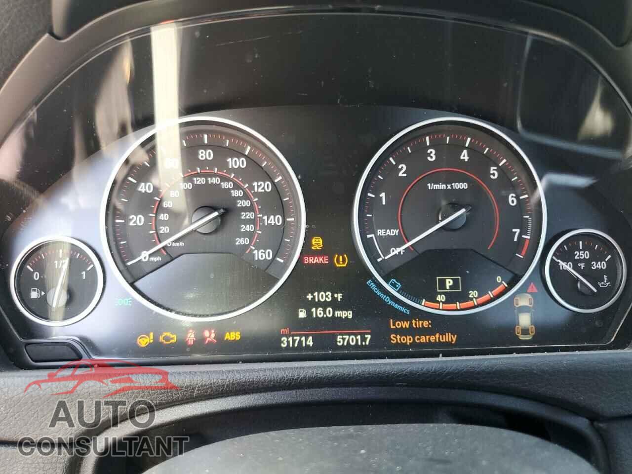 BMW 3 SERIES 2016 - WBA8E3G52GNU04872