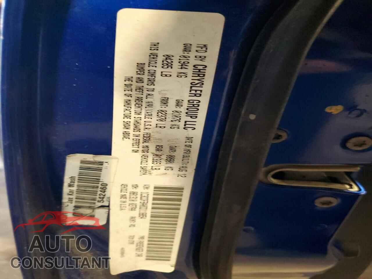 DODGE DART 2013 - 1C3CDFBA0DD118854