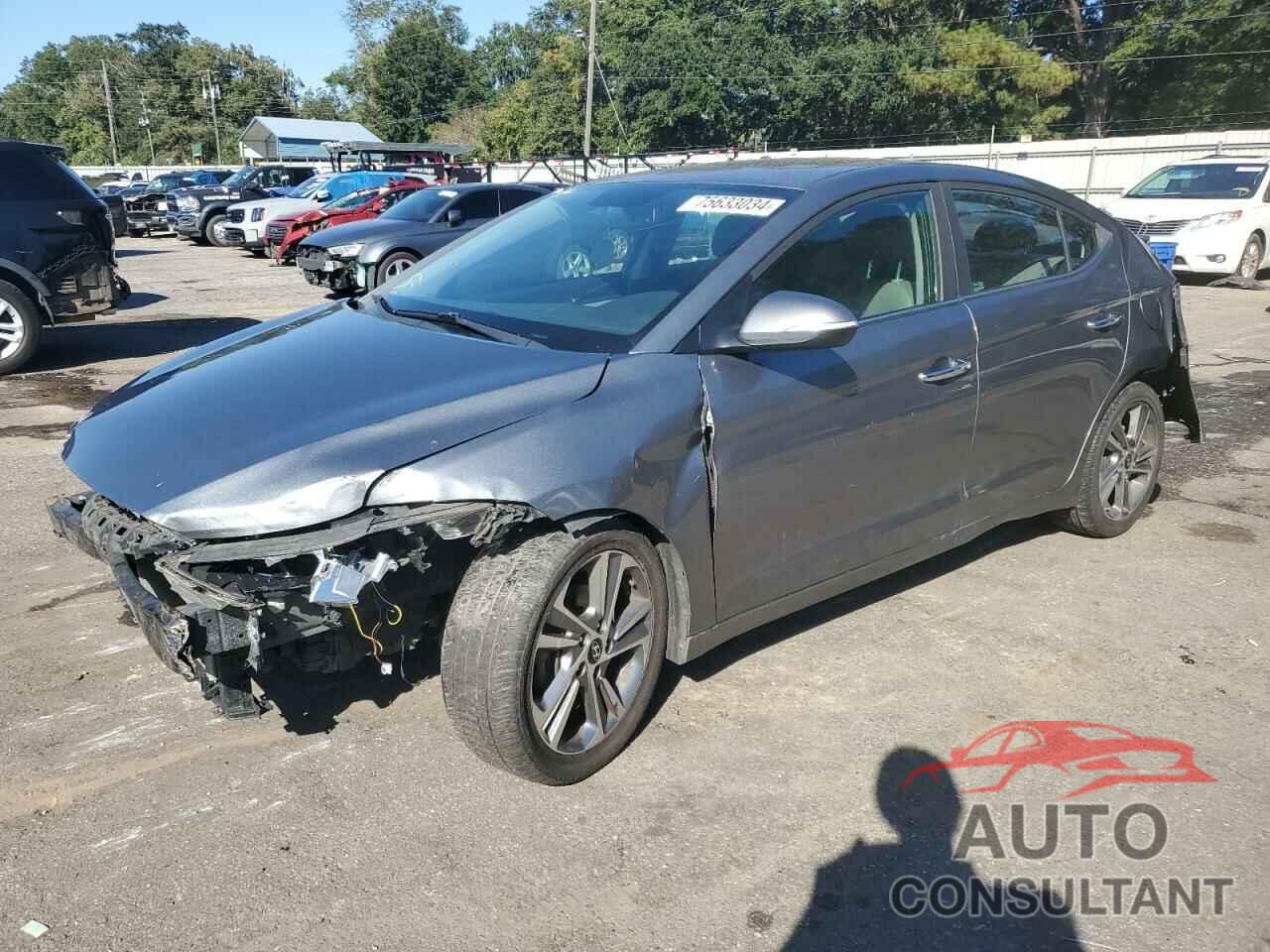 HYUNDAI ELANTRA 2017 - KMHD84LF4HU151229