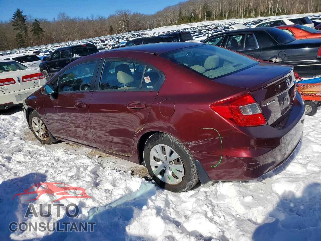 HONDA CIVIC 2012 - 2HGFB2F5XCH543697