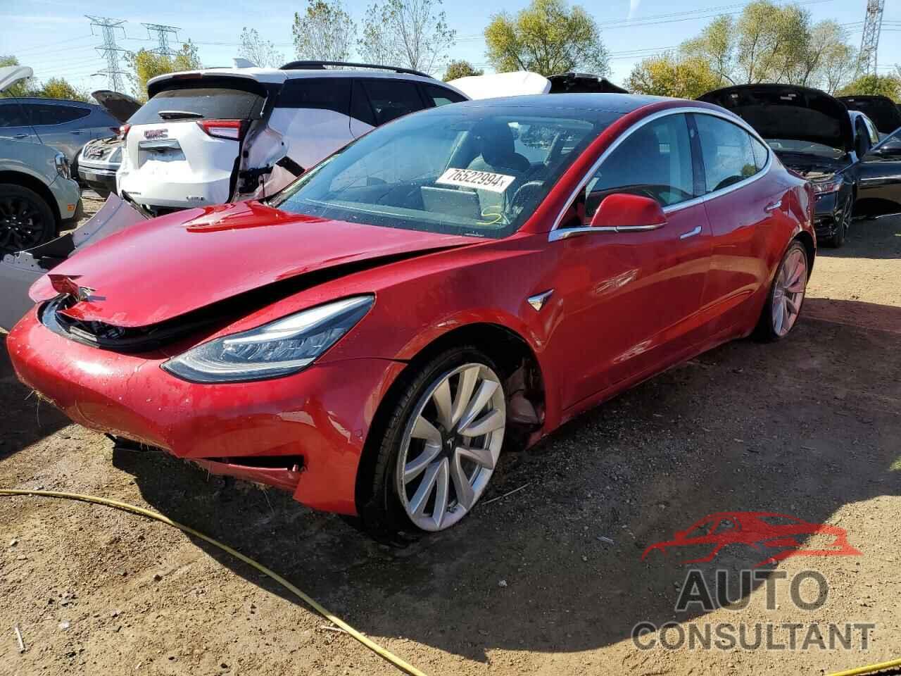 TESLA MODEL 3 2018 - 5YJ3E1EB4JF091727