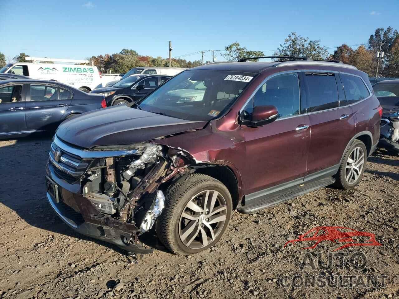 HONDA PILOT 2017 - 5FNYF6H94HB053210