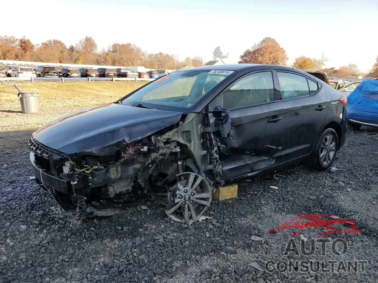 HYUNDAI ELANTRA 2017 - 5NPD84LF4HH184195