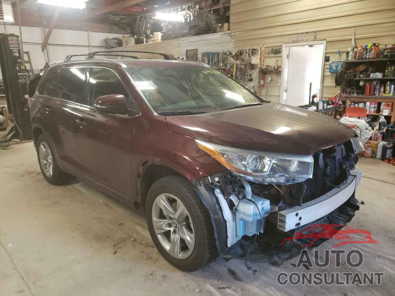 TOYOTA HIGHLANDER 2016 - 5TDDKRFH8GS330862