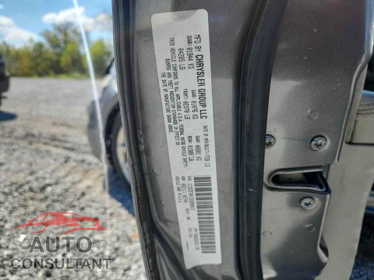 DODGE DART 2013 - 1C3CDFBA1DD289015