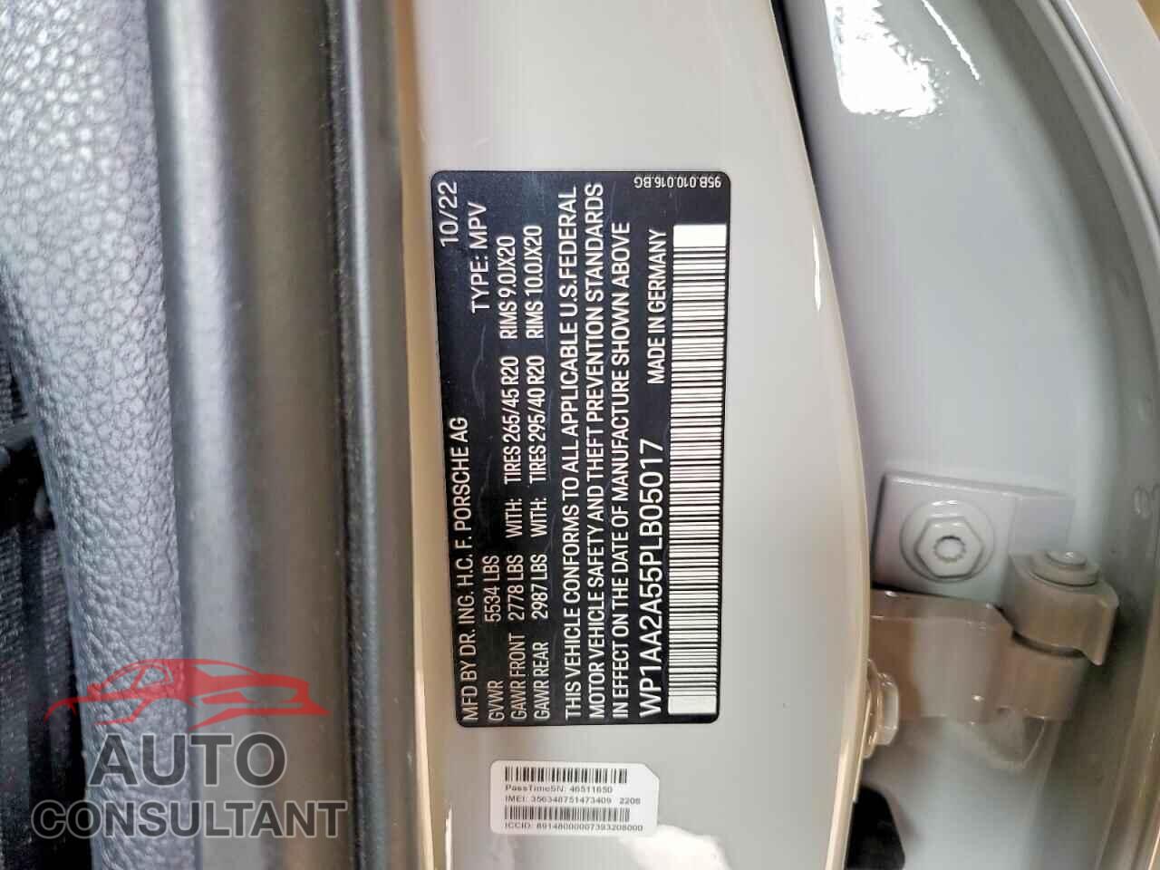 PORSCHE MACAN 2023 - WP1AA2A55PLB05017