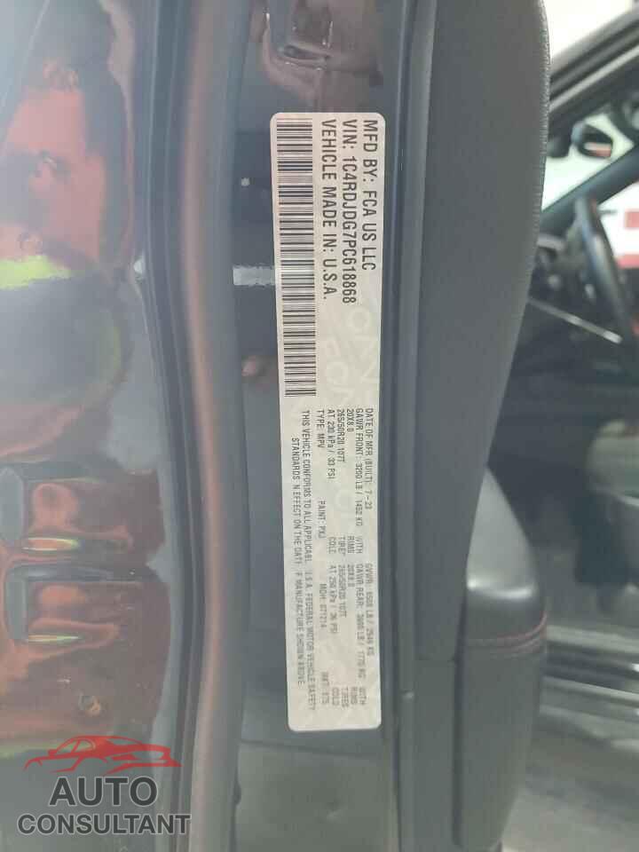 DODGE DURANGO 2023 - 1C4RDJDG7PC618868