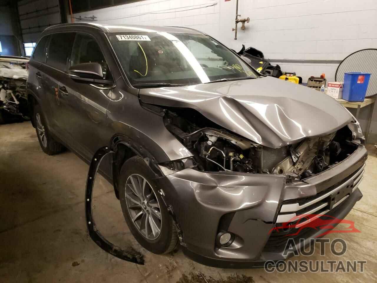 TOYOTA HIGHLANDER 2019 - 5TDJZRFH6KS592466