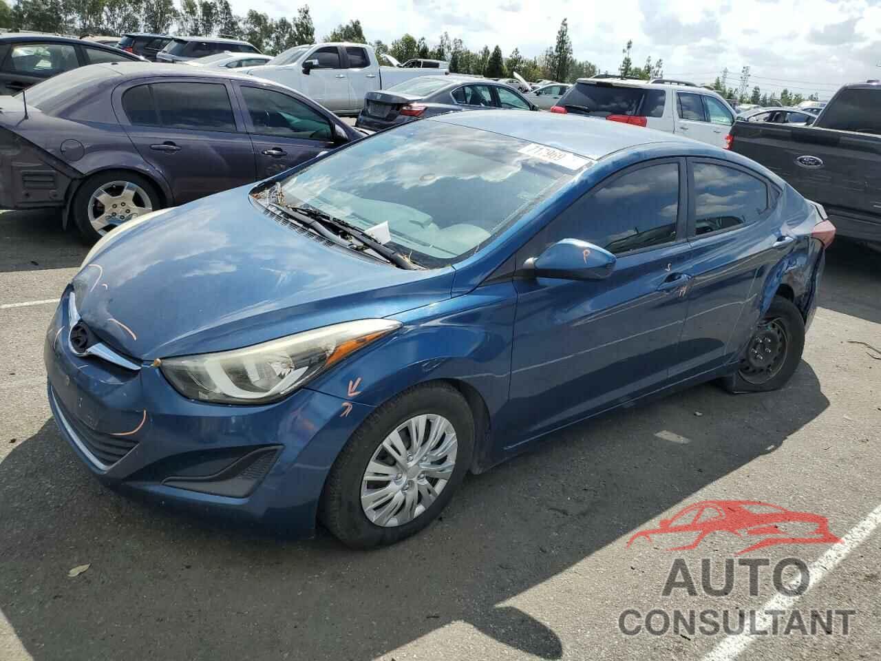 HYUNDAI ELANTRA 2016 - KMHDH4AE3GU633831