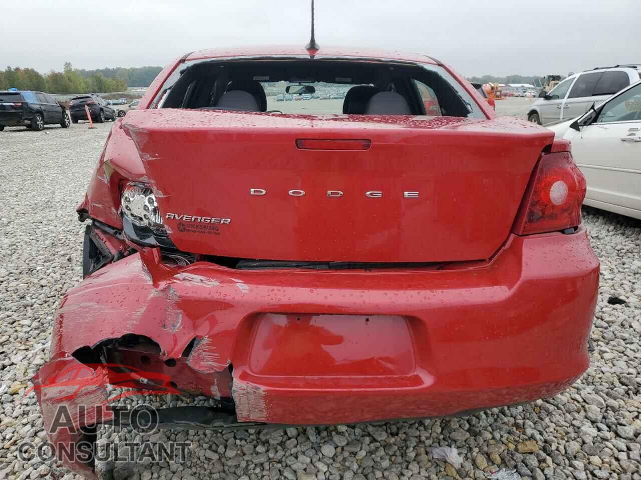 DODGE AVENGER 2013 - 1C3CDZAB2DN662925