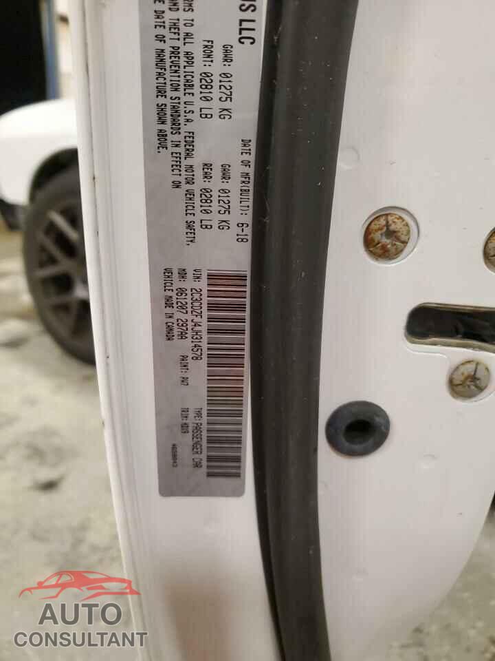 DODGE CHALLENGER 2018 - 2C3CDZFJ4JH314578