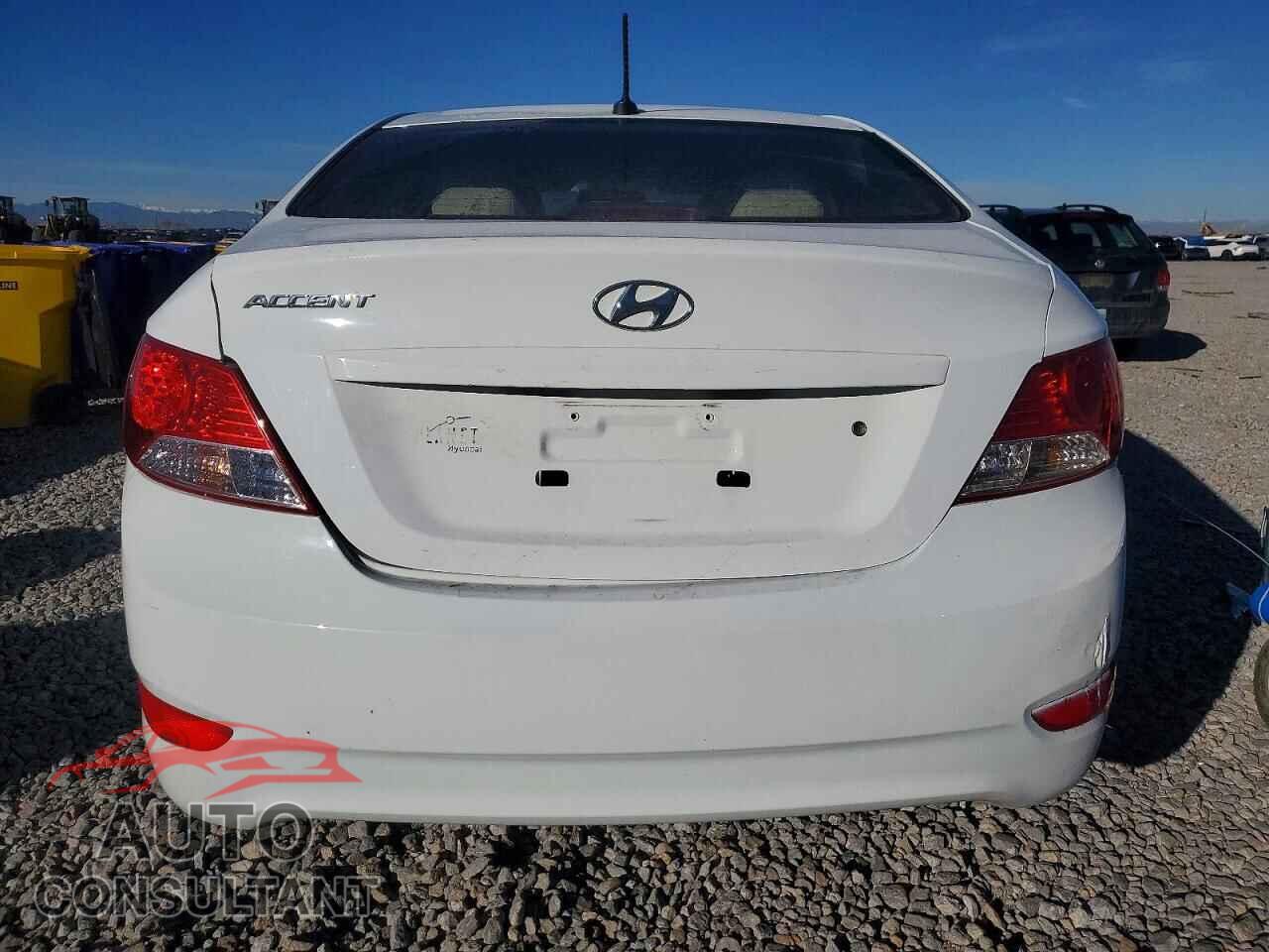 HYUNDAI ACCENT 2013 - KMHCU4AE5DU452037