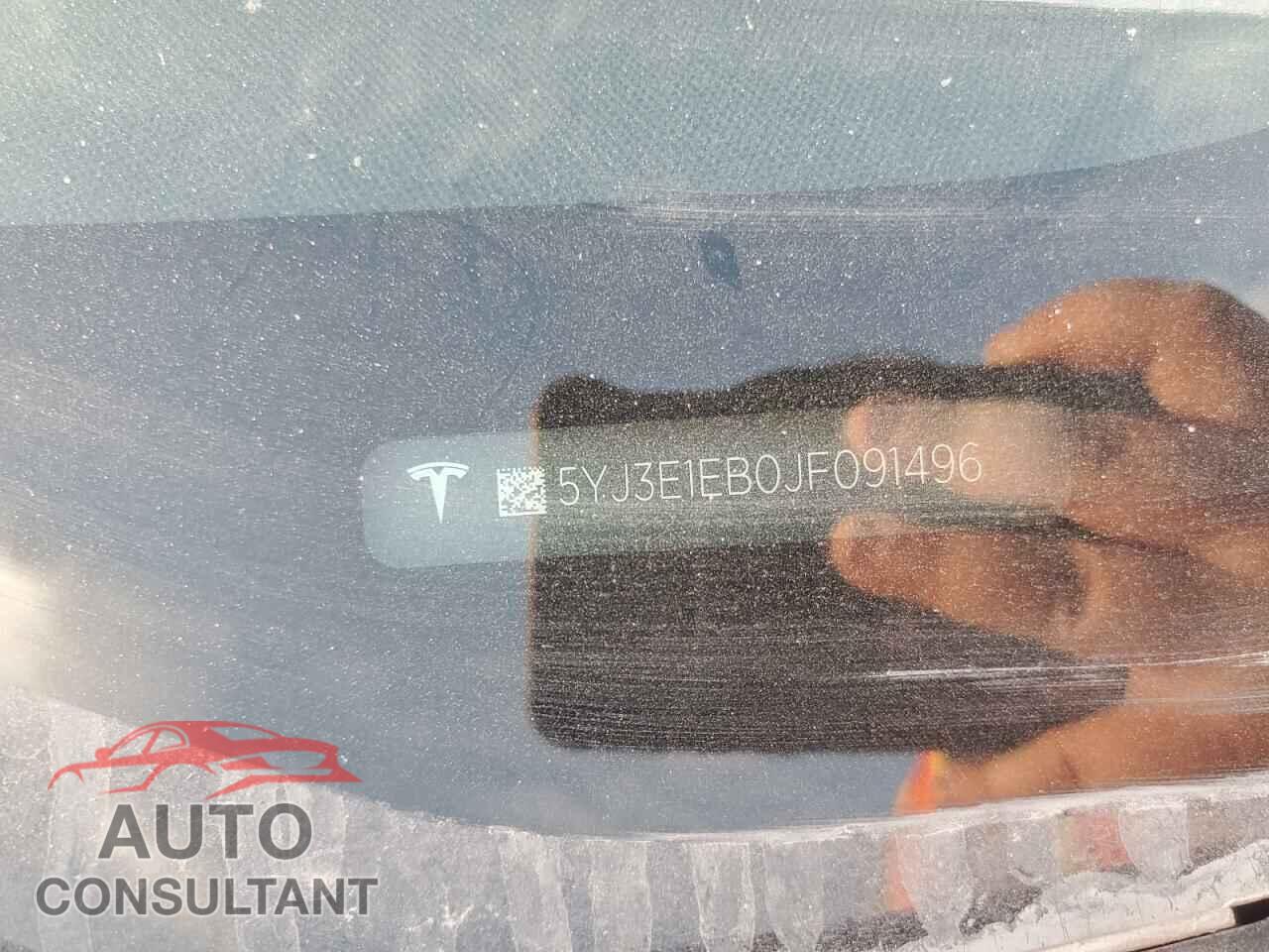 TESLA MODEL 3 2018 - 5YJ3E1EB0JF091496