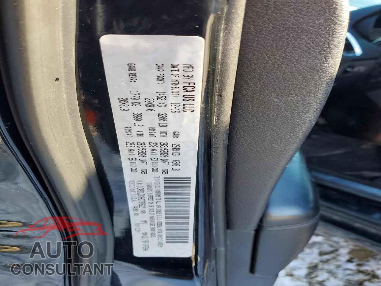 DODGE DURANGO 2017 - 1C4RDJDG9HC737622