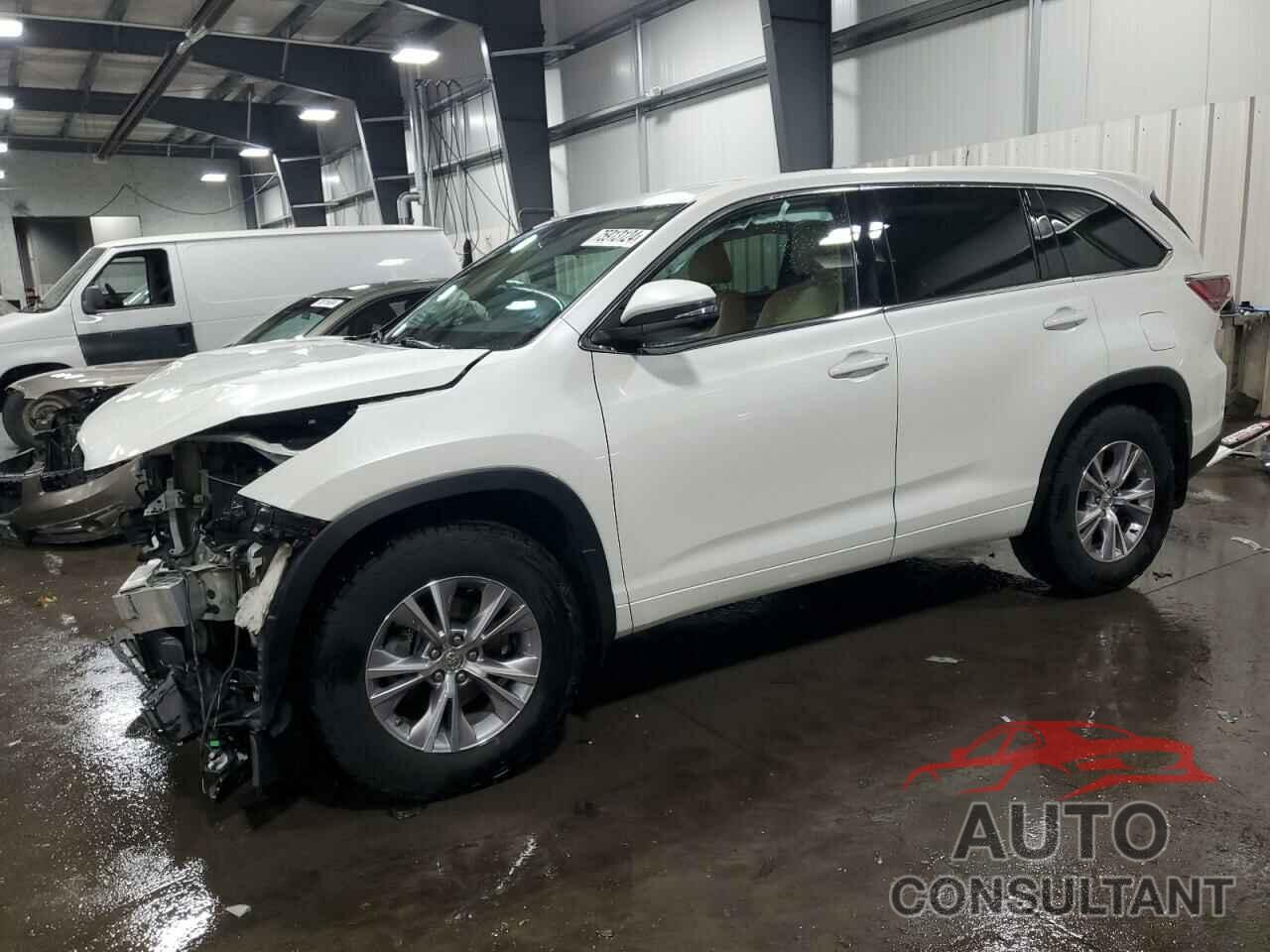 TOYOTA HIGHLANDER 2015 - 5TDBKRFH2FS176753