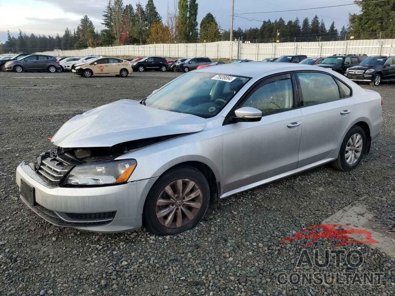 VOLKSWAGEN PASSAT 2013 - 1VWAP7A36DC095098