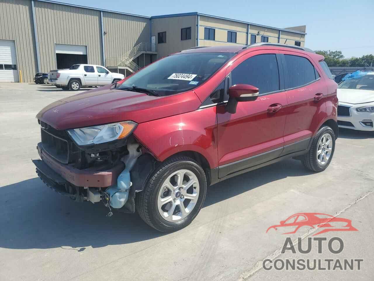 FORD ECOSPORT 2018 - MAJ3P1TE9JC204999