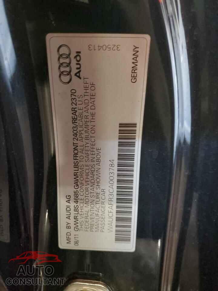 AUDI A5 2012 - WAUCFAFR3CA003784