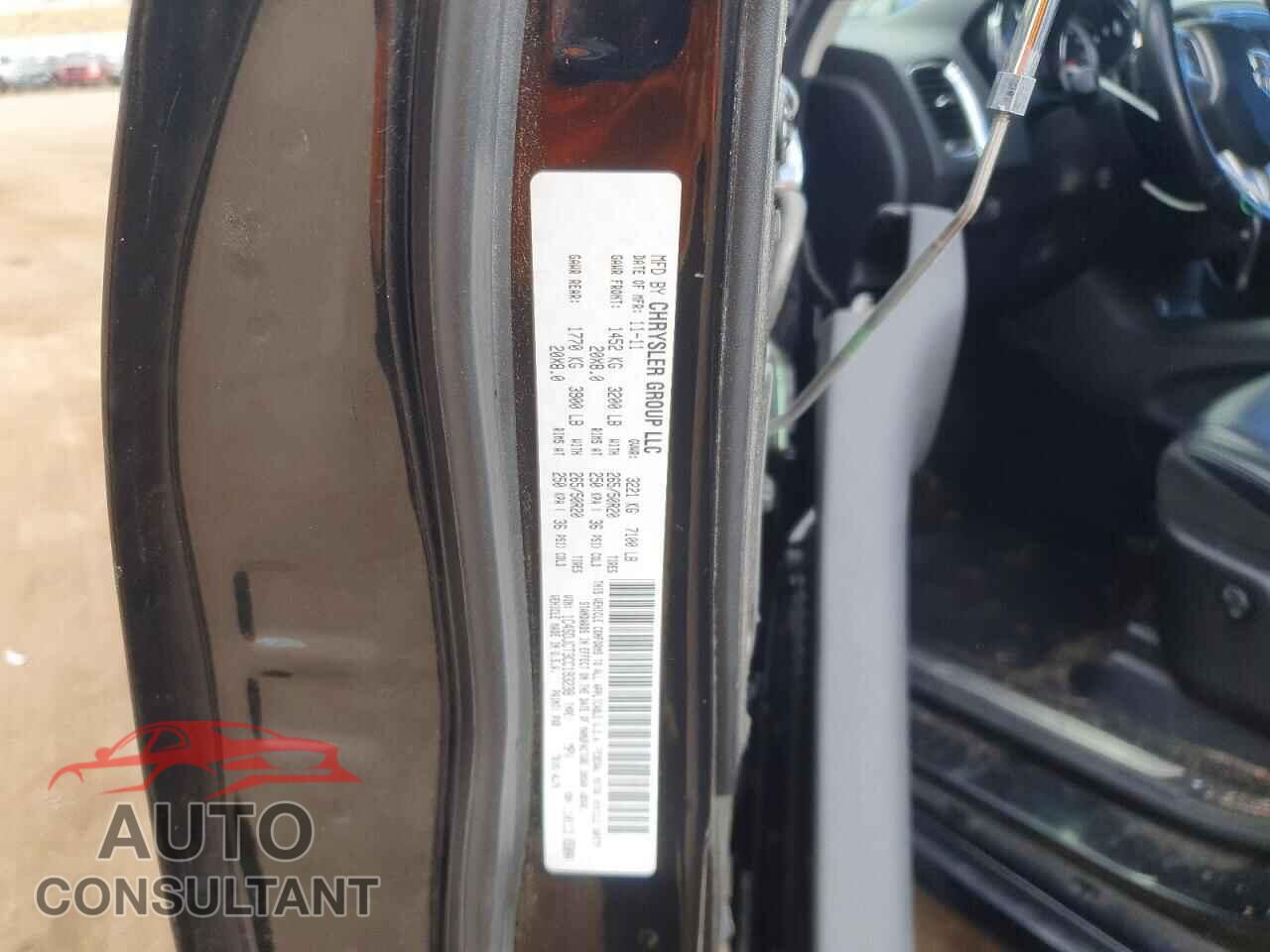 DODGE DURANGO 2012 - 1C4SDJCT3CC193238