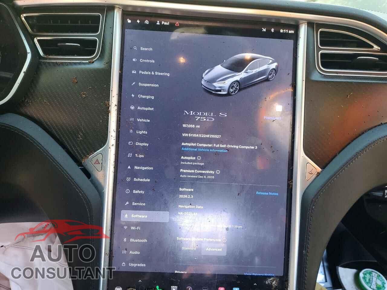 TESLA MODEL S 2017 - 5YJSA1E22HF215527