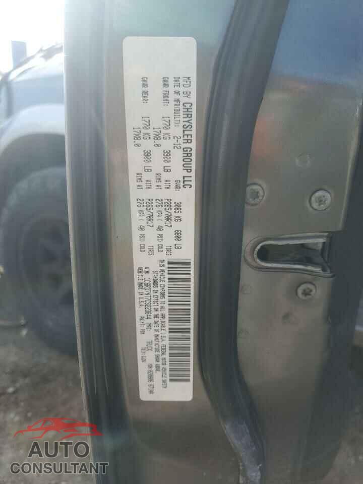 DODGE RAM 1500 2012 - 1C6RD7NT7CS223644