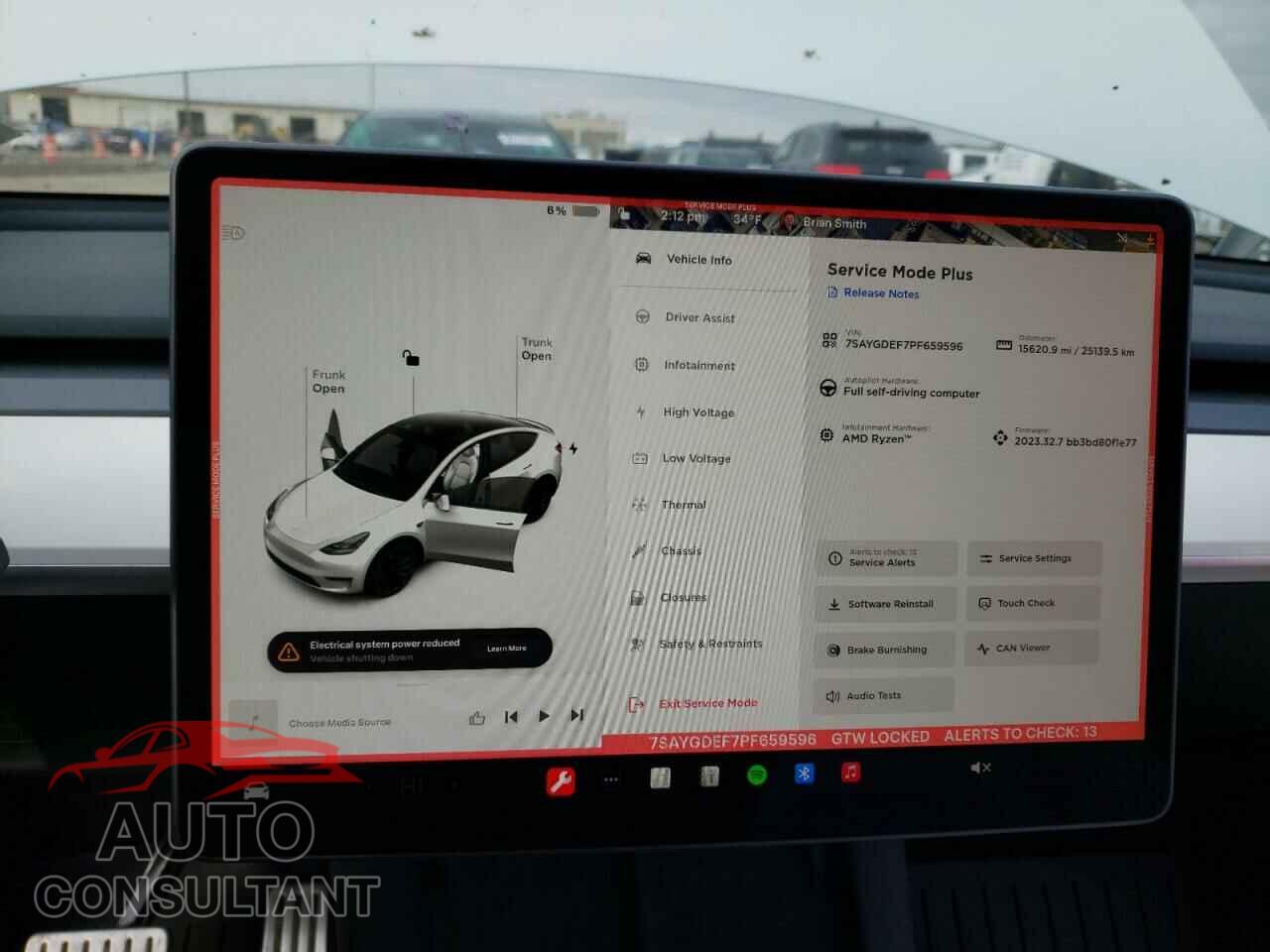 TESLA MODEL Y 2023 - 7SAYGDEF7PF659596