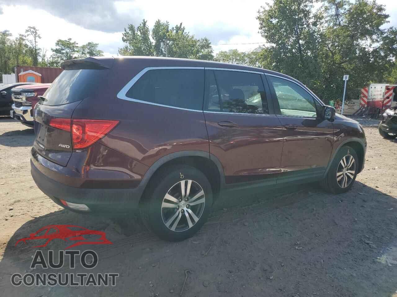 HONDA PILOT 2017 - 5FNYF6H58HB057239